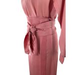 Vintage Karie Patterson SANSASAPPELLE Pink Hand Painted Silk Top/Skirt Medium Photo 4