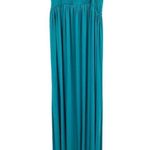 Rachel Pally Midsummer Maxi Dress Size Large Laguna Teal New NWT Stretch Coastal Photo 6
