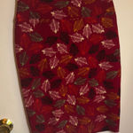 LuLaRoe Red Pencil Skirt Knee-Length Cocktail Photo 0