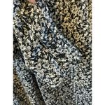 Madison Grey L Satin Top Long Sleeve VNeck Flowy Black/Ivory Floral Print Black Size L Photo 3