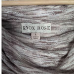 Knox Rose ‎ Sweater Womens Size L Cowl Neck Soft Knit Brushed Marled  Tunic Photo 3