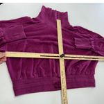 Sweaty Betty  Sweater Womens 10 Amaranth Pink Melody Luxe‎ Fleece Pullover Photo 6