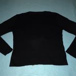 CAbi Broadway tuxedo cardigan fringe sweater cashmere cotton blend NEW size M Photo 1