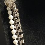 Vera Wang  faux peal rhinestone multi strand necklace Photo 2
