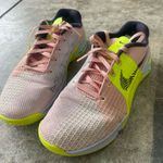 Nike Pink and Lime Green Metcons Photo 1