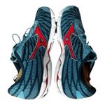 Mizuno Wave Hitogami 4 Women Blue Sneakers Size 8 Running Low Top Tie Closure Photo 4