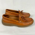 Bass Karen Brown Leather Tassel Loafer Sz 5.5 Classic Preppy Academia Shoes Photo 2
