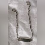 Cartier white 18k Gold identity Chain Bracelet Photo 10