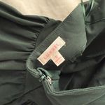 Boutique Dark Green Halter Dress Photo 3