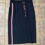 Tommy Hilfiger [] large navy long maxi skirt Photo 0