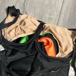 Vintage 80’s Slimsuit Striped Neon Colors Swimsuit Green Size M Photo 2