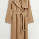 H&M $85‎ NWOT  Beige Trench Coat Size XS Photo 0
