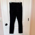 Reformation Womens Black Skinny Jeans Size 30 Organic Cotton Stretch Distressed Photo 4