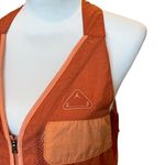 Jordan 23 Vest Women's Small Orange NWT Engineered Convertible Layering Safari Photo 4