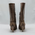 Louise et Cie Winslow Mid Calf Boots Women 6M Tan Brown Leather Pointed Toe Shoe Photo 3