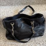 Kate Spade EUC  Black Leather Expandable Shoulder Bag Photo 0