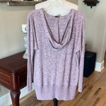 Chance or Fate Oversized Comfy Pullover Lilac Fog Sweater Hooded Photo 10