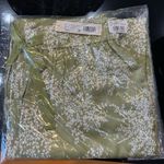 Rebecca Taylor  Fleur Silk Blend‎ green loungewear pajama pants size S Photo 2