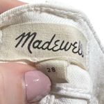 Madewell Women's White Denim Button-Front Mini Skirt Size 28 Photo 8