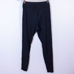 Onia Lounge Cotton Ribbed Knit Stretch Mid Rise Ankle Crop Jogger Pants Leggings Photo 3