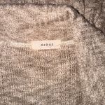 Debut Beige Open-Front Knit Cardigan Size S/M Photo 2