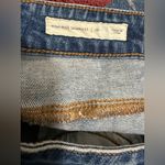 PacSun Blue Ankle Cropped Jeans with Distressed Details Photo 4