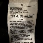 Old Navy Wow High Rise Cuffed Denim Shorts Women's 20 Black Goth Grunge Punk NWT Photo 7