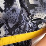 Vintage Mesh Snake Print Top Y2K 2000s Glam Indie Sleaze Blue Large Photo 4