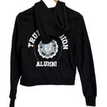 True Religion  Alumni Black Full Zip Hoodie Women’s Size Medium Photo 2