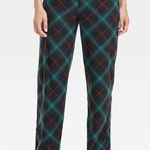 Women’s Plaid Microfleece Holiday Pajama Pants Photo 0