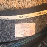 BKE Lounge Womens‎ Gray Blue Purple Chevron Knit Long Sleeve Pullover Top Photo 2