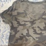 American Eagle Outfitters Camo V-Neck Tee Shirt Photo 2