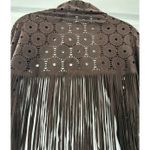Alberto Makali 
BROWN SHAWL-
WITH FRINGE Photo 2