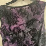 Dress Barn FINAL MARKDOWN  flocked top petite large Photo 3
