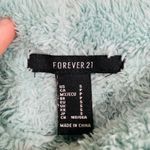 Forever 21 Blue Fuzzy Fleece High Rise Shorts size small Photo 2