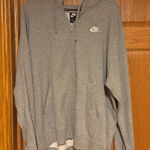 Nike Grey Women’s  Hooded Full Zip XL Photo 0