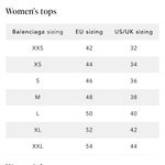 Balenciaga  Paris made‎ in Italy button down women’s top 38 Photo 1