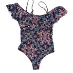 Altar'd State Altar’d State ruffle paisley one-piece bathing suit medium Photo 0