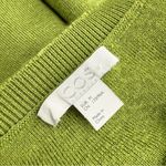 COS  Green Scallop Hem 100% Wool Crew Neck Sweater Sz M Photo 7