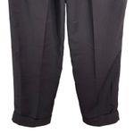 DO+BE  Collection Pants Large Black Gold Buttons Pockets Stretch Cuffed New Photo 9