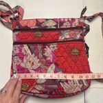 Vera Bradley  Bag Triple Zip Hipster Crossbody Bohemian Blooms Retired Print Red Photo 3