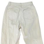 PacSun  '90s Boyfriend Jeans Distressed Women's 28 Cream 100% Cotton Rigid‎ Denim Photo 4