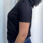 Black Fight Like A Girl Open Back Shirt Photo 2