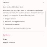 Free People NWT EMU x  Mayberry Teddy Cozy Slippers Photo 1