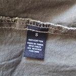 Rue 21  100% Cotton Olive Green Hooded Zip-Up‎ Vest Size S Photo 6