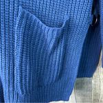 Rebel Wilson x Angels Rebel Size 0X Open Front Blue Cardigan Sweater w/Pockets Photo 2