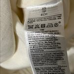 Banana Republic Shirt Women Size XS White Satin Taffeta Quiet Luxury Evening Photo 3