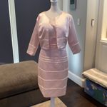 Women’s Pink Dress with matching Jacket Size M Pink Size M Photo 5