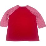 Nba  Chicago Bulls Women's 3/4 Raglan Sleeve T-Shirt in Red, XL Photo 3