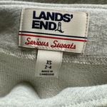 Lands' End Vintage Serious Sweats gray 3/4 sleeve sweatshirt women's XS 2-4 Photo 5